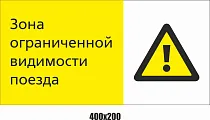 Зона ограниченной видимости поезда